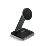 Satechi ST-Q21FM Caricabatterie per dispositivi mobili Cuffie, Smartphone Grigio USB Carica wireless Interno