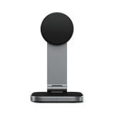 Satechi ST-Q21FM Caricabatterie per dispositivi mobili Cuffie, Smartphone Grigio USB Carica wireless Interno