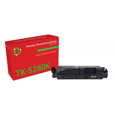 Everyday Rigenerato Toner rigenerato Everyday di Xerox Nero compatibile con Kyocera TK-5280K, Capacit standard (XEROX Everyday Reman Toner schwarz)