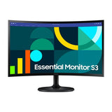 Samsung S24D360GAU Monitor PC 61 cm [24] 1920 x 1080 Pixel Full HD LED Nero (Samsung HDMI VGA FHD 24 Curved Monitor - Black)