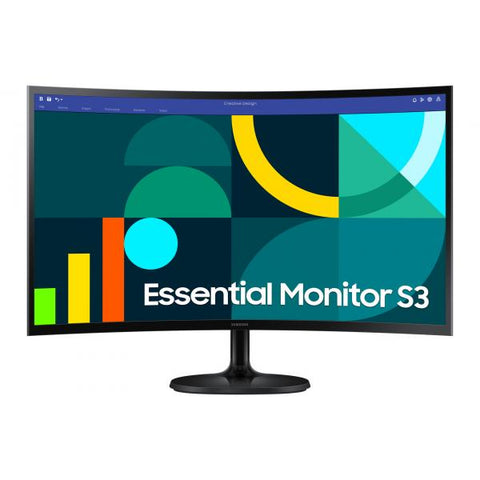 Samsung S27D360GAU Monitor PC 68,6 cm [27] 1920 x 1080 Pixel Full HD LED Nero (SAMSUNG 27IN S36D FHD CURVED MONITOR)