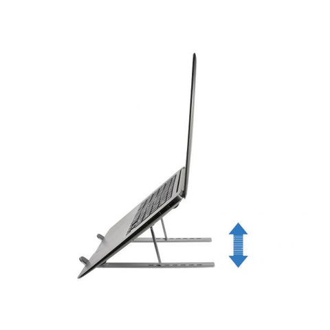 CONCEPTRONIC SUPPORTO NOTEBOOK 15.6" 6 LIVELLI DI ALTEZZA PIEGHEVOLE IN ALLUMINIO