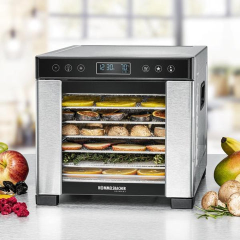 Rommelsbacher DA 650 disidratatore alimentare Nero, Acciaio inox 600 W