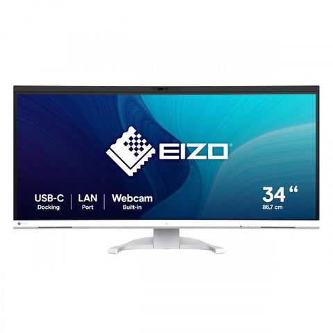 EIZO FlexScan EV3450XC-WT LED display 86,6 cm [34.1] 3440 x 1440 Pixel UltraWide Quad HD Bianco (EIZO FlexScan EV3450XC-WT sk?rm - LED)