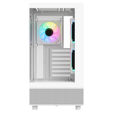 ITEK CASE SHOWBUI 42W GAMING TOWER ATX 3 x12cm ARGB FAN PANNELLO FRONTALE E LATERALE IN VETRO TEMPERATO SENZA CUCITURE BIANCO