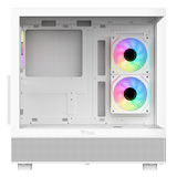 ITEK CASE SHOWBUI 42W GAMING TOWER ATX 3 x12cm ARGB FAN PANNELLO FRONTALE E LATERALE IN VETRO TEMPERATO SENZA CUCITURE BIANCO