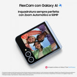 SAMSUNG F741 GALAXY Z FLIP6 5G DUAL SIM 6.7" OCTA CORE 512GB RAM 12GB 5G ITALIA BLUE