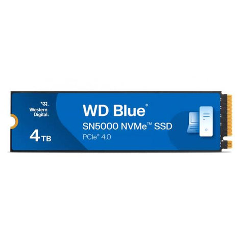 Western Digital WD Blue SN5000 NVMe 4 TB M.2 PCI Express 4.0 (Wd Blue Sn5000 Nvme 4 Tb M.2 - Pci Express 4.0 - Warranty: 12M)