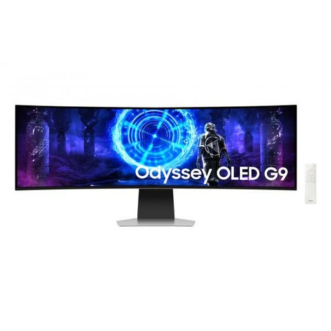 Samsung S49DG954SU Monitor PC 124,5 cm (49") 5120 x 1440 Pixel Dual QHD OLED Argento
