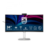 Monitor Philips serie 6000 34B2U6603CH/00 para PC, 86,4 cm [34", 3440 x 1440 píxeles, pantalla LCD Wide Quad HD gris (Philips 34B2U6603CH - Serie 6000 - monitor LED curvo - 34" - 3440 x 1440 WQHD a 120 Hz - VA)