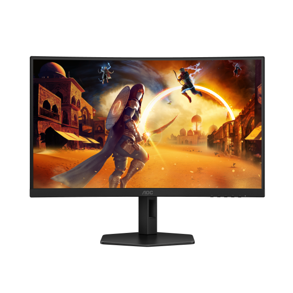 AOC G4 CQ27G4X Monitor PC 68,6 cm [27] 2560 x 1440 Pixel Quad HD LCD Nero (27 INCH Curved QHD 180Hz 2HDMI DP HA)