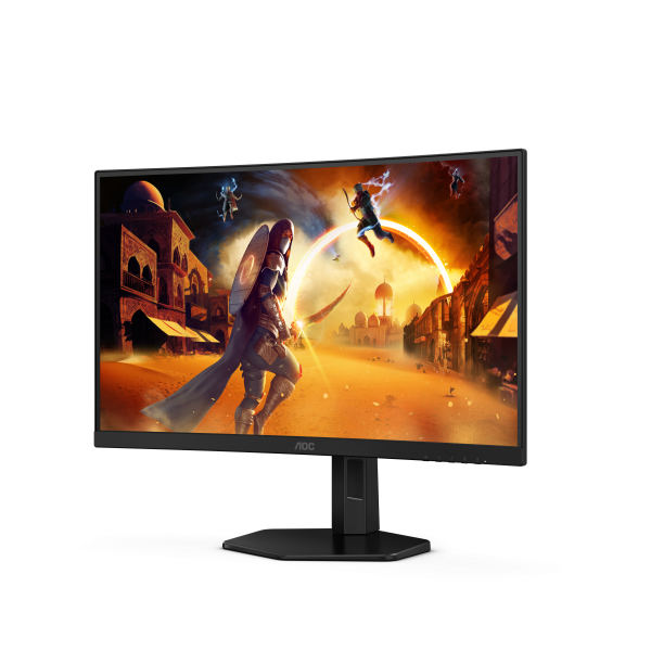 AOC G4 CQ27G4X Monitor PC 68,6 cm [27] 2560 x 1440 Pixel Quad HD LCD Nero (27 INCH Curved QHD 180Hz 2HDMI DP HA)