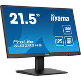 iiyama ProLite XU2293HS-B6 Monitor PC 54,6 cm [21.5] 1920 x 1080 Pixel Full HD LED Nero (iiyama ProLite XU2293HS-B6 - Monitor a LED - 22 - 1920 x 1080 Full HD [1080p] @ 100 Hz - IPS - 300 cd/m? - 100