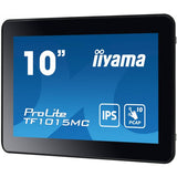iiyama TF1015MC-B3 visualizzatore di messaggi Pannello piatto interattivo 25,6 cm [10.1] LED 500 cd/m HD Nero Touch screen (10,1 PCAP 10P, Anti-Finger - print coating, 1280x800, IPS, - DP, HDMI, VG