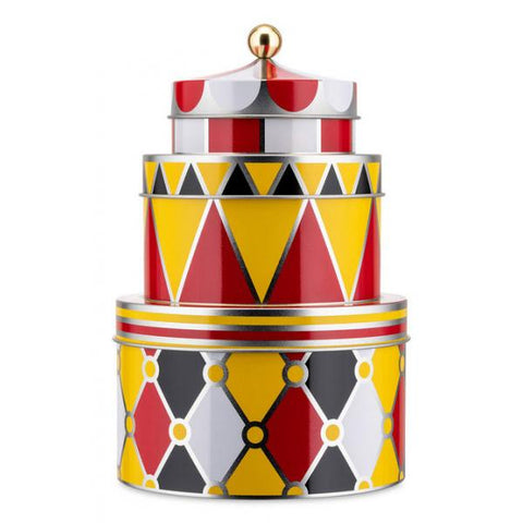 Alessi MW31S3 scatola di conservazione Armadietto portaoggetti Rotondo Metallo Multicolore