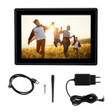 Rollei 30293 cornice per foto digitali Nero 25,6 cm (10.1") Touch screen Wi-Fi