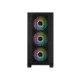 CASE MINITOWER NO PSU ELITE 301 BK USB A+C 3,5/2,5 RGB GLASS MATX MITX