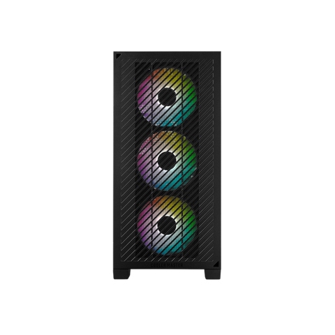 CASE MINITOWER NO PSU ELITE 301 BK USB A+C 3,5/2,5 RGB GLASS MATX MITX