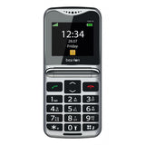 Beafon Fold10 5,59 cm (2.2") 95 g Nero, Argento Telefono per anziani