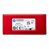 Kingston Technology 1TB SSD esterno XS1000 USB 3.2 Gen 2, Rosso (Kingston XS1000 Red [SXS1000R/1000G] 1TB Portable External SSD, Read 1050MB/s, Write 1000MB/s, USB 3.2 Gen 2, 5 Year Warranty)