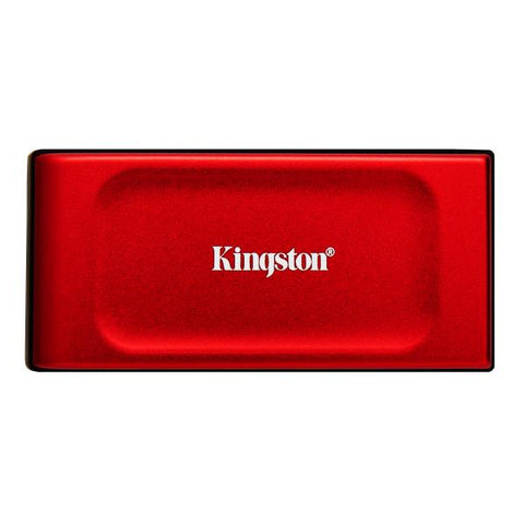 Kingston Technology 2TB SSD esterno XS1000 USB 3.2 Gen 2, Rosso (Kingston XS1000 Red [SXS1000R/2000G] 2TB Portable External SSD, Read 1050MB/s, Write 1000MB/s, USB 3.2 Gen 2, 5 Year Warranty)