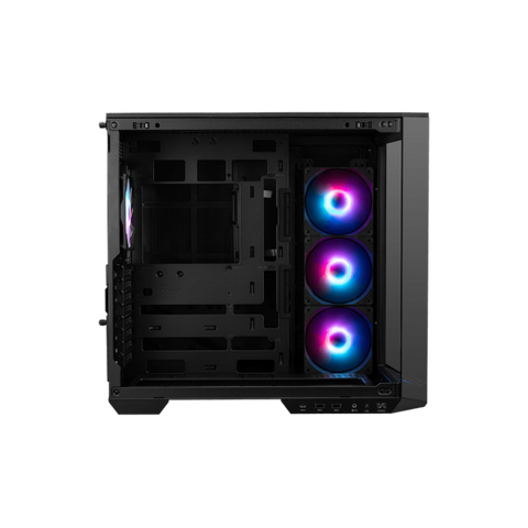 MSI MAG PANO 100R PZ CASE GAMING 3 x 120mm ARGB REVERSE BLADE FAN - 1 x 120mm ARGB FAN ARGB+PWM VETRO TEMPERATO NERO