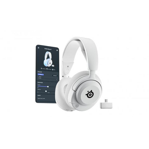 Steelseries Arctis Nova 5P Wireless Auricolare A Padiglione Gaming USB tipo-C Bluetooth Bianco
