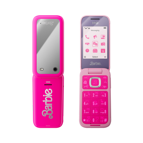 HMD Barbie Phone 7,11 cm [2.8] 125 g Rosa Telefono cellulare basico (HMD BARBIE FLIP PHONE)