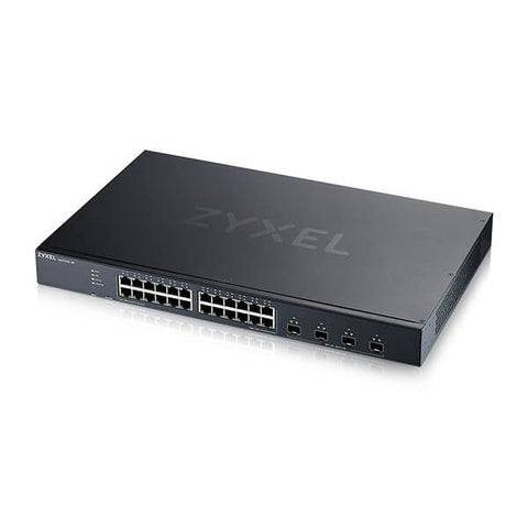 Zyxel XGS1935-28-EU0101F switch di rete Nero (Zyxel XGS1935 Series XGS1935-28 - Switch - gestito - L3 Lite - intelligente - 24 x 10/100/1000 + 4 x 10 Gigabit SFP+ [uplink] - montabile su rack - per Z