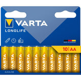 BATTERIA STILO AA 1,5V LR06 LONG LIFE 10PZ VARTA MEGAPACK