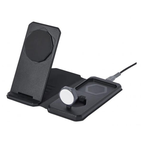 Urban Armor Gear SRGE 3-in-1 Cuffie, Smartphone, Orologio intelligente Nero, Grigio AC Carica wireless Interno