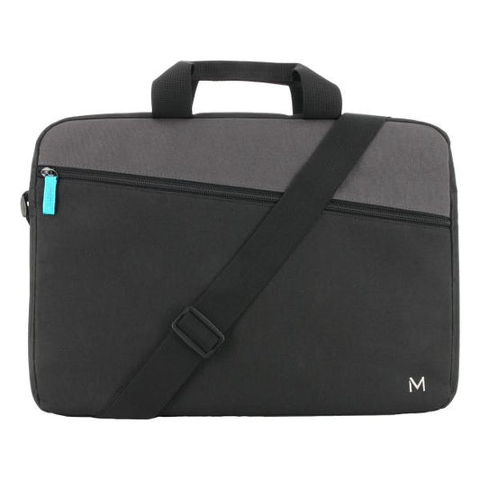 MOBILISCASE THE ONE ESSENTIAL BORSA PER NOTEBOOK DA 16" POLIESTERE TASCA FRONTALE CON TRACOLLA GRIGIO NERO