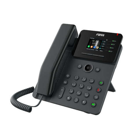 Fanvil V61G telefono IP Nero 4 linee LCD