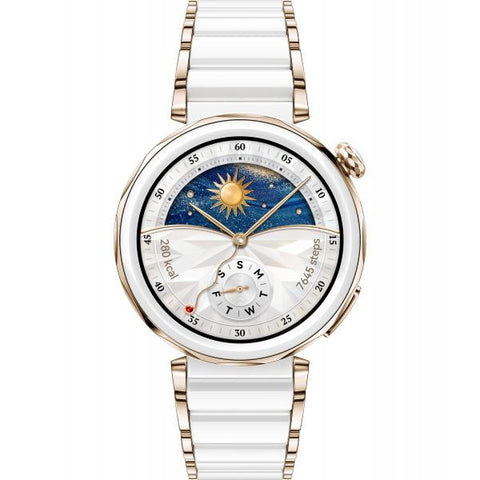 Huawei WATCH GT5 Pro 42mm 3,35 cm (1.32") AMOLED Digitale 466 x 466 Pixel Bianco GPS (satellitare)