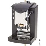 FABER SLOT INOX MACCHINA DA CAFFE' A CIALDE 44 mm PRESSACIALDA IN OTTONE TELAIO IN METALLO FRONTALE IN ACCIAIO NERO