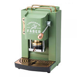 FABER PRO DELUXE MACCHINA DA CAFF CIALDE 44MM 500W 15 BAR 1.3LT ACID GREEN OTTONE