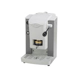 FABER SLOT PLAST MACCHINA DA CAFFE' A CIALDE 44 mm PRESSACIALDA IN OTTONE TELAIO IN METALLO FRONTALE IN POLICARBONATO BIANCO GRIGIO