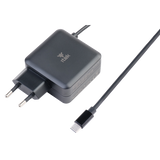 ITEK ITNBAWC65 ALIMENTATORE UNIVERSALE PER NOTEBOOK USB-C GaN 65 W SUPER SLIM NERO