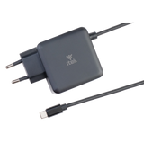 ITEK ITNBAWC65 ALIMENTATORE UNIVERSALE PER NOTEBOOK USB-C GAN 65 W SUPER SLIM NERO