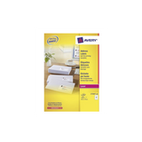 AVERY CONF 1200 ETICHETTE ADESIVE 63,5X72 mm BIANCO OPACO