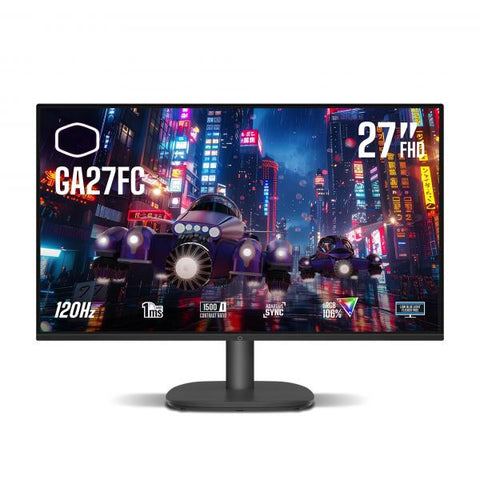 Cooler Master Gaming GA27FC Monitor PC 68,6 cm [27] 1920 x 1080 Pixel Full HD Nero (COOLER MASTER 27 IPS MONITOR GA27FC-UK)