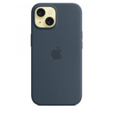 Apple Custodia MagSafe in silicone per iPhone 15 - Blu tempesta (Apple - bagsidecover til mobiltelefon)