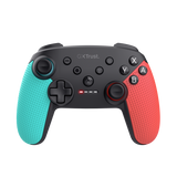 TRUST GXT1246B MUTA NINTENDO SWITCH CONTROLLER WIRELESS RICARICABILE CON COMANDI MOVIMENTO E FEEDBACK A VIBRAZIONE NERO/ROSSO/BLU