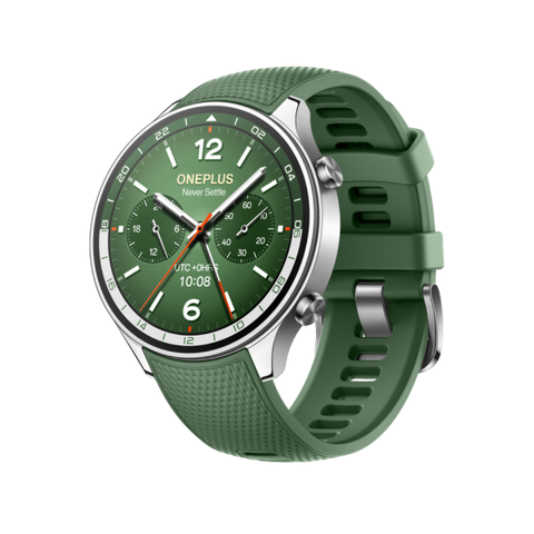 OnePlus Watch 2R 3,63 cm (1.43") AMOLED 46 mm Digitale 466 x 466 Pixel Touch screen Verde Wi-Fi GPS (satellitare)