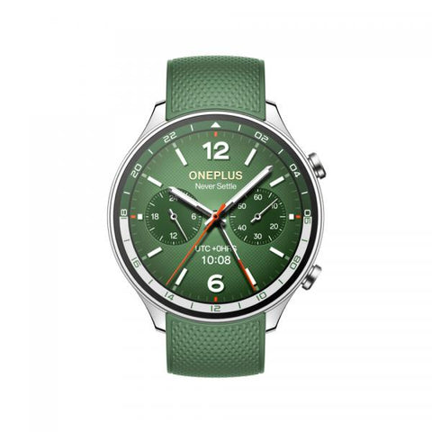 OnePlus Watch 2R 3,63 cm (1.43") AMOLED 46 mm Digitale 466 x 466 Pixel Touch screen Verde Wi-Fi GPS (satellitare)