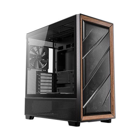 Antec 0-761345-10133-2 computer case Midi Tower Nero, Legno (Geh Antec FLUX)