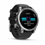 Garmin Fenix E 3,3 cm (1.3") AMOLED 47 mm Digitale 454 x 454 Pixel Touch screen Acciaio inox Wi-Fi GPS (satellitare)