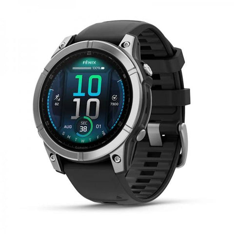Garmin Fenix E 3,3 cm (1.3") AMOLED 47 mm Digitale 454 x 454 Pixel Touch screen Acciaio inox Wi-Fi GPS (satellitare)