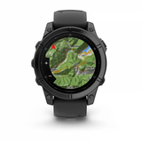 Garmin Fenix E 3,3 cm (1.3") AMOLED 47 mm Digitale 454 x 454 Pixel Touch screen Nero Wi-Fi GPS (satellitare)