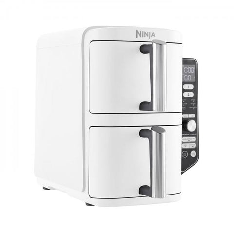 SharkNinja SL400EUWH friggitrice Doppia 9,5 L Indipendente 2470 W Friggitrice ad aria calda Bianco